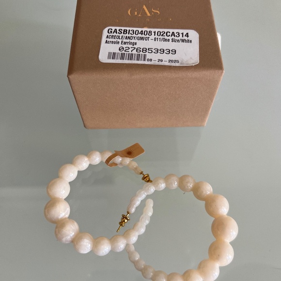 GAS BIJOUX Acreole Andy Hoop  Earrings - Picture 1 of 10